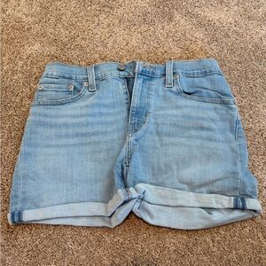 Levi's Light Blue Jean Shorts